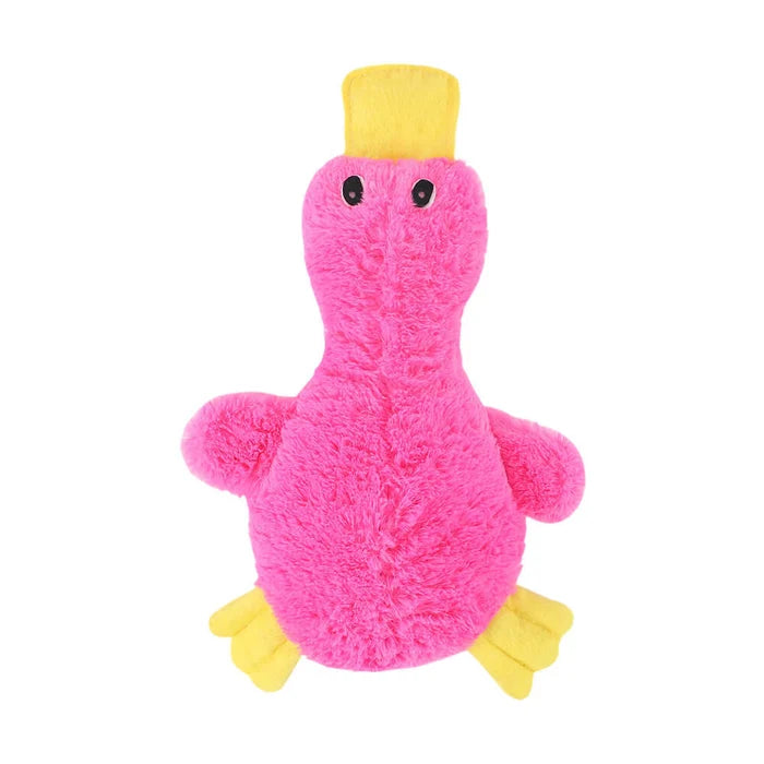 Soft Squeaky Duck Plush Dog Toy | Interactive Chew & Fetch Toy