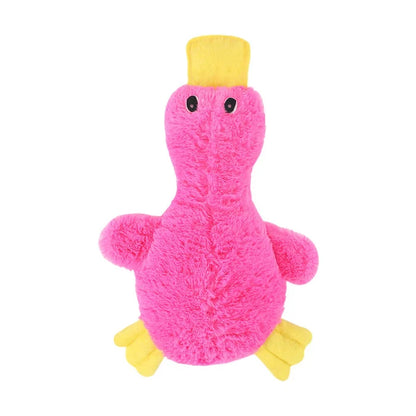 Soft Squeaky Duck Plush Dog Toy | Interactive Chew & Fetch Toy